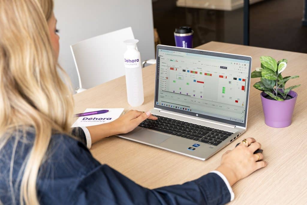 Overzichtelijk online personeelsrooster maken met het visuele planbord van Planpoint planning software.