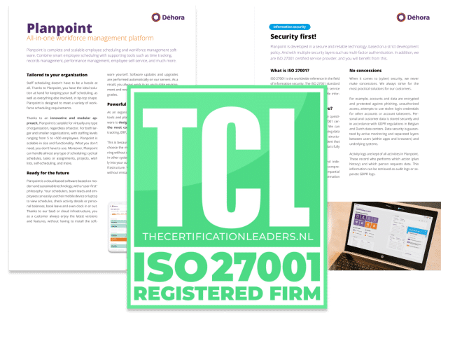 download ISO certificaat Planpoint