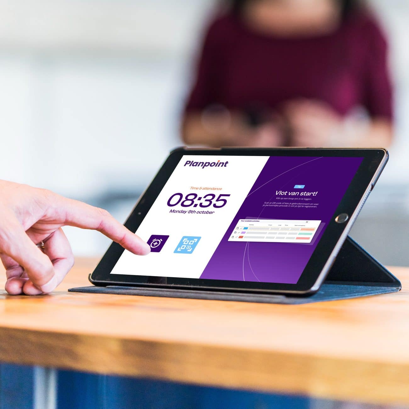 Planpoint - tijdregistratie via de kiosk