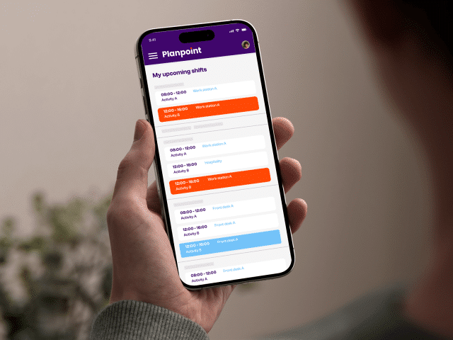 Planpoint - mobiele toepassing voor personeelsplanning en workforce management. Van thuiszorg tot fieldservices en meer.